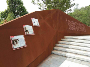 定兴耐候钢挡土墙